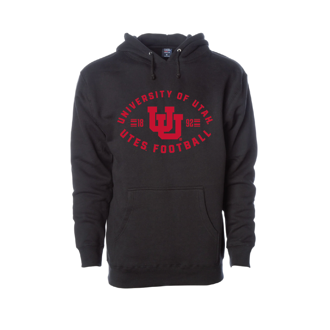 University of Utah Utes Football  Embroidered Hoodie