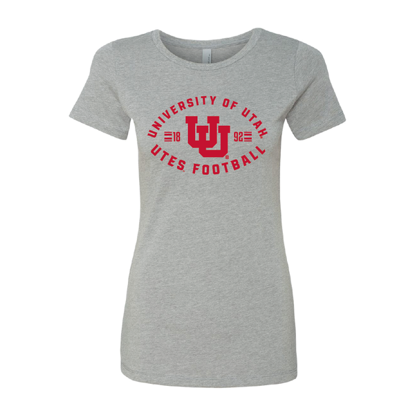 University of Utah Utes Football Womens T-Shirt