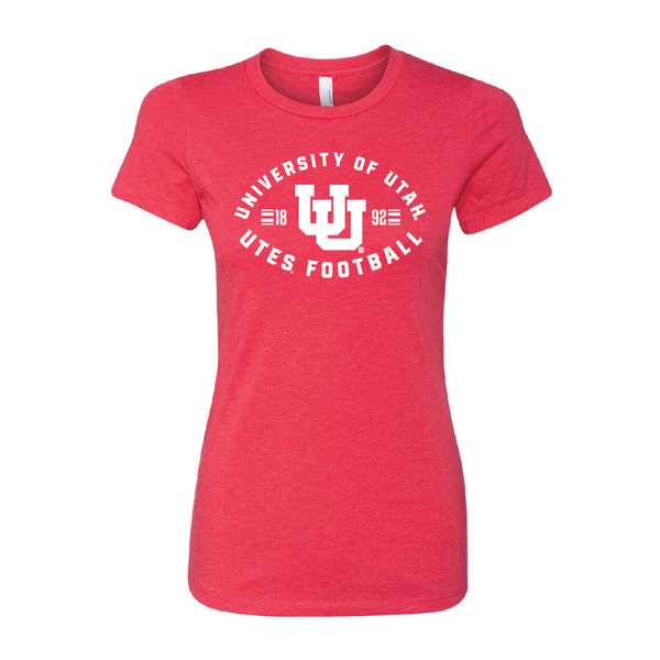 University of Utah Utes Football Womens T-Shirt