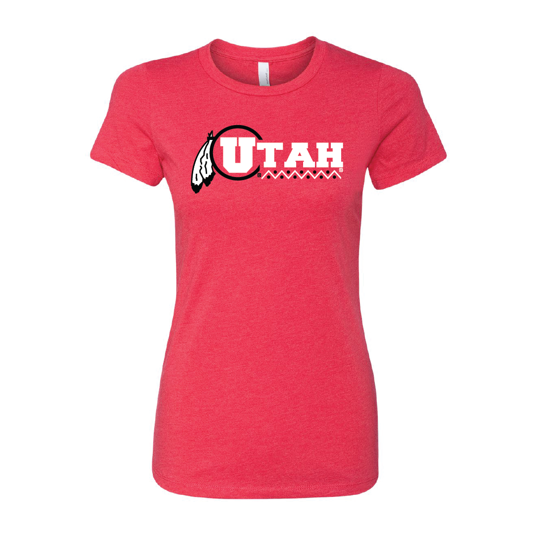 Utah Basketball - Throwback Womens T-Shirt