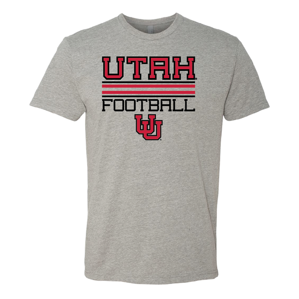 Utah Football - Interlocking UU Mens T-Shirt