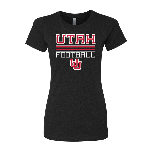 Utah Football - Interlocking UU Womens T-Shirt