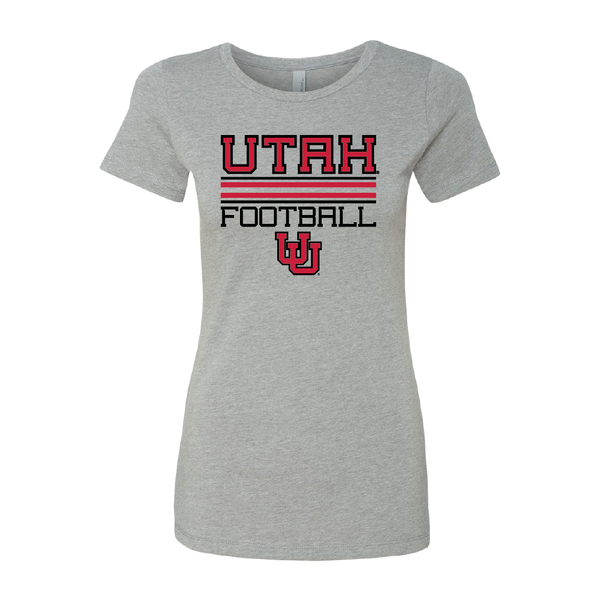 Utah Football - Interlocking UU Womens T-Shirt