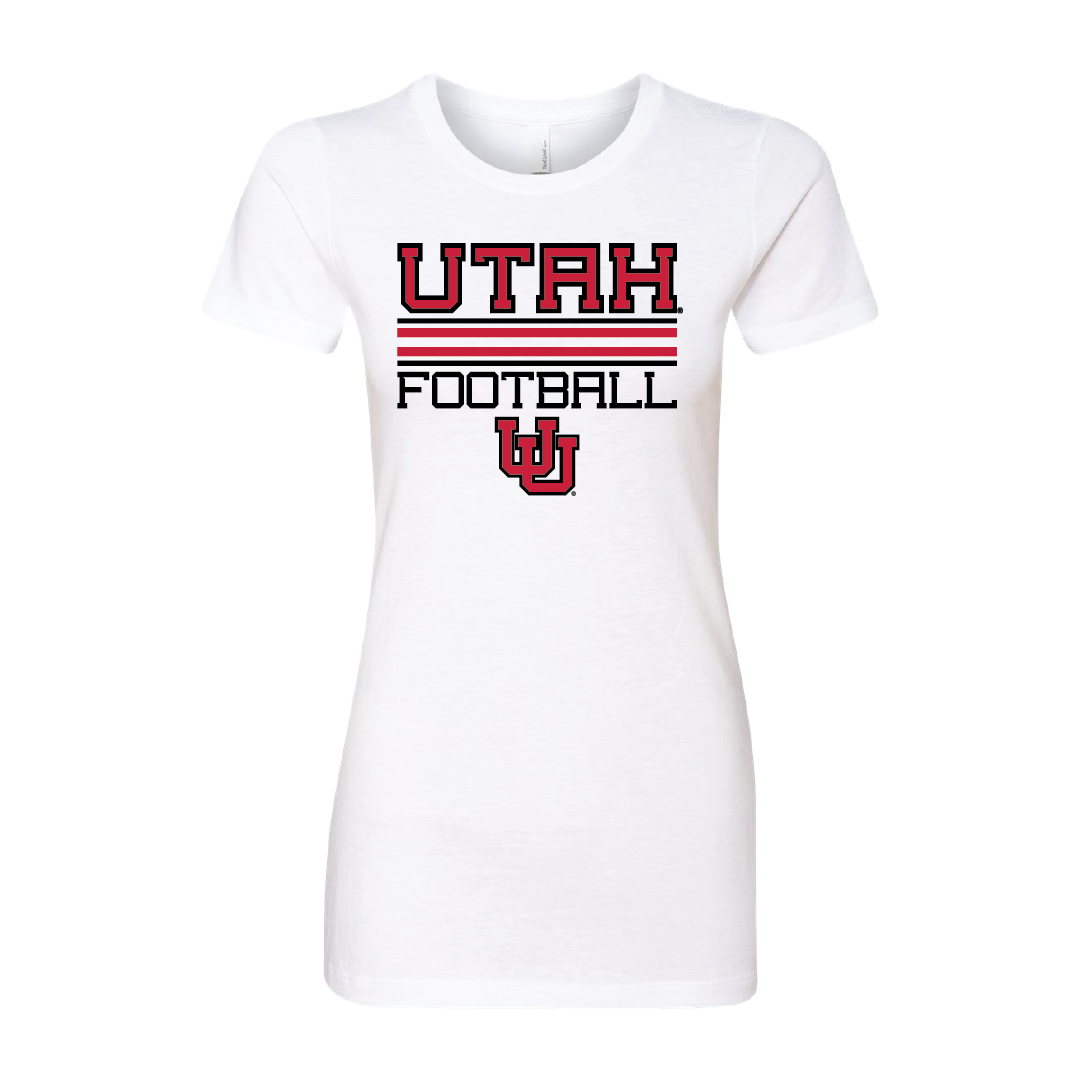 Utah Football - Interlocking UU Womens T-Shirt