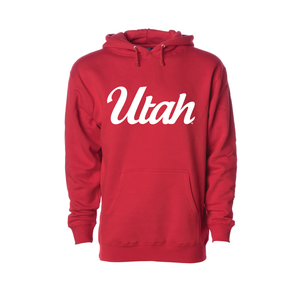Utah Script  Embroidered Hoodie