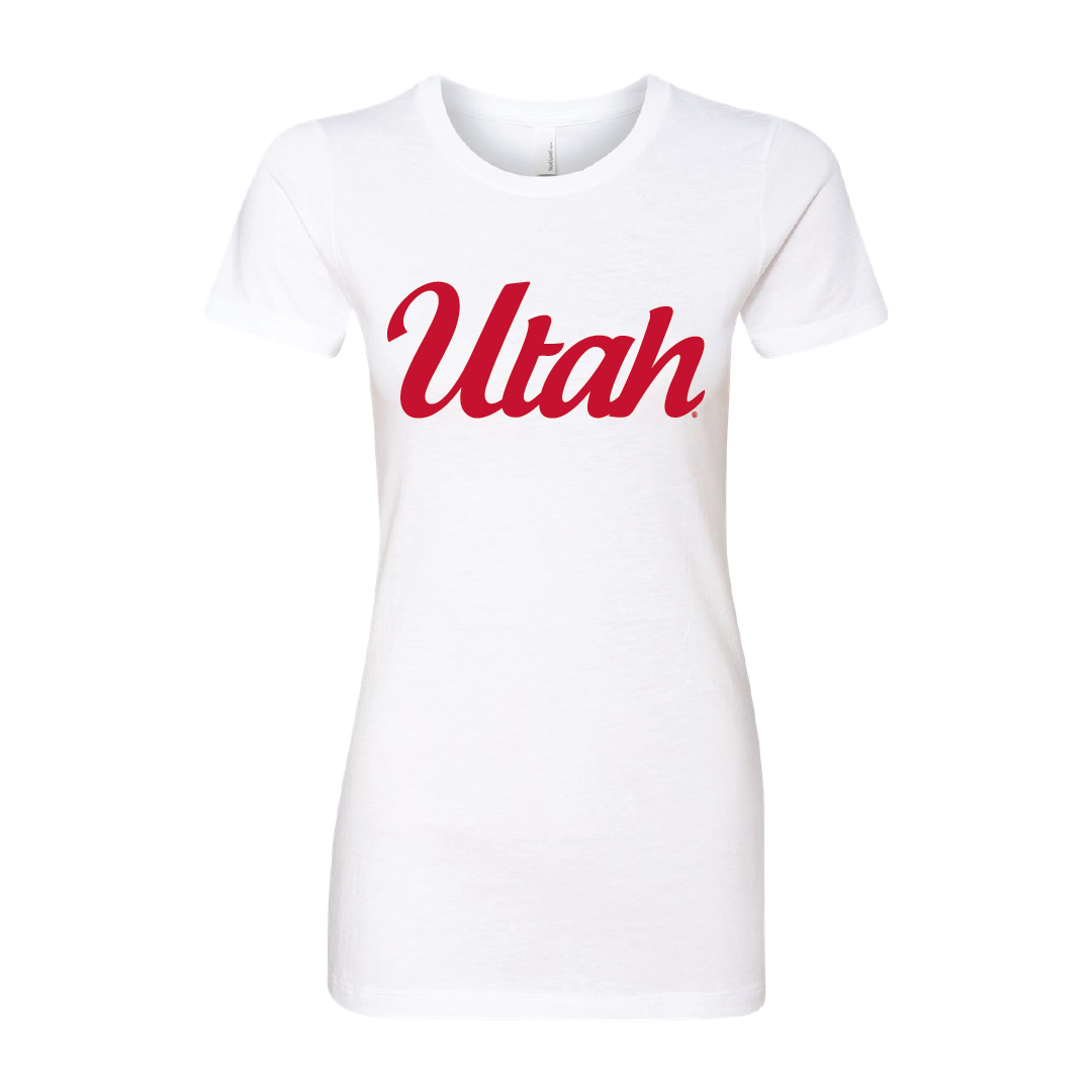 Utah Script Womens T-Shirt