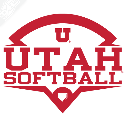 Utah Softball Vinyl Decal