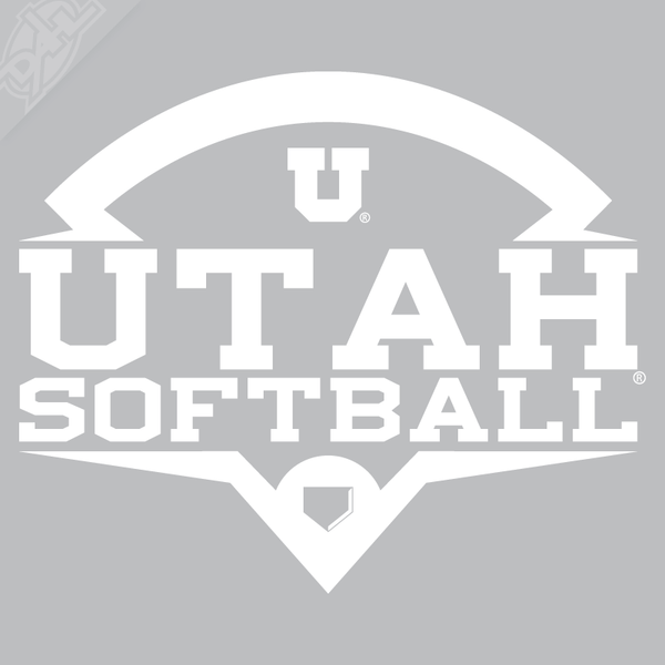Utah Softball Vinyl Decal