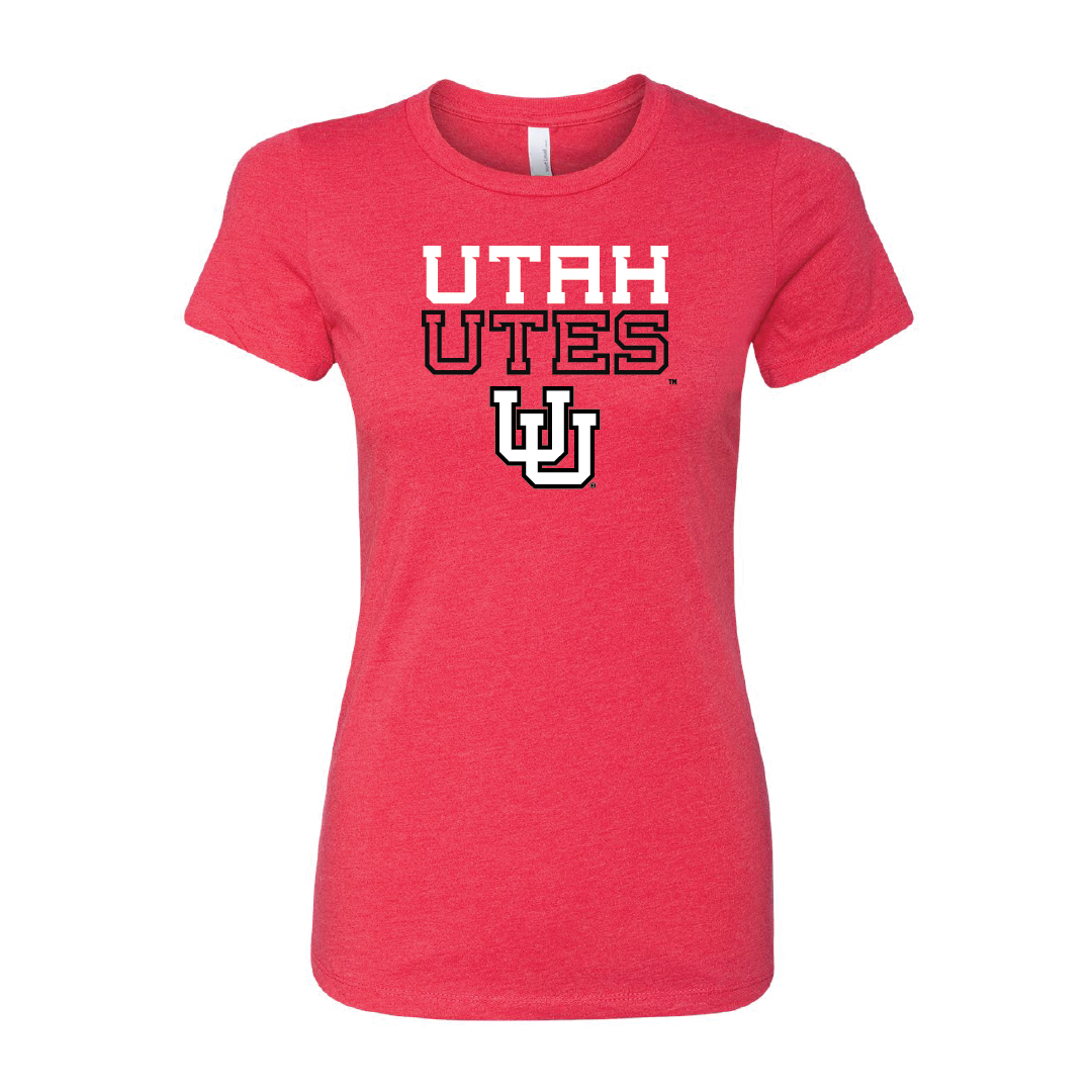 Utah Utes - Interlocking UUWomens T-Shirt