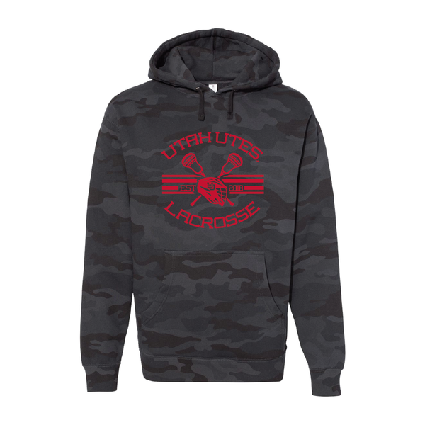 Utah Utes - Interlocking UU  Embroidered Hoodie