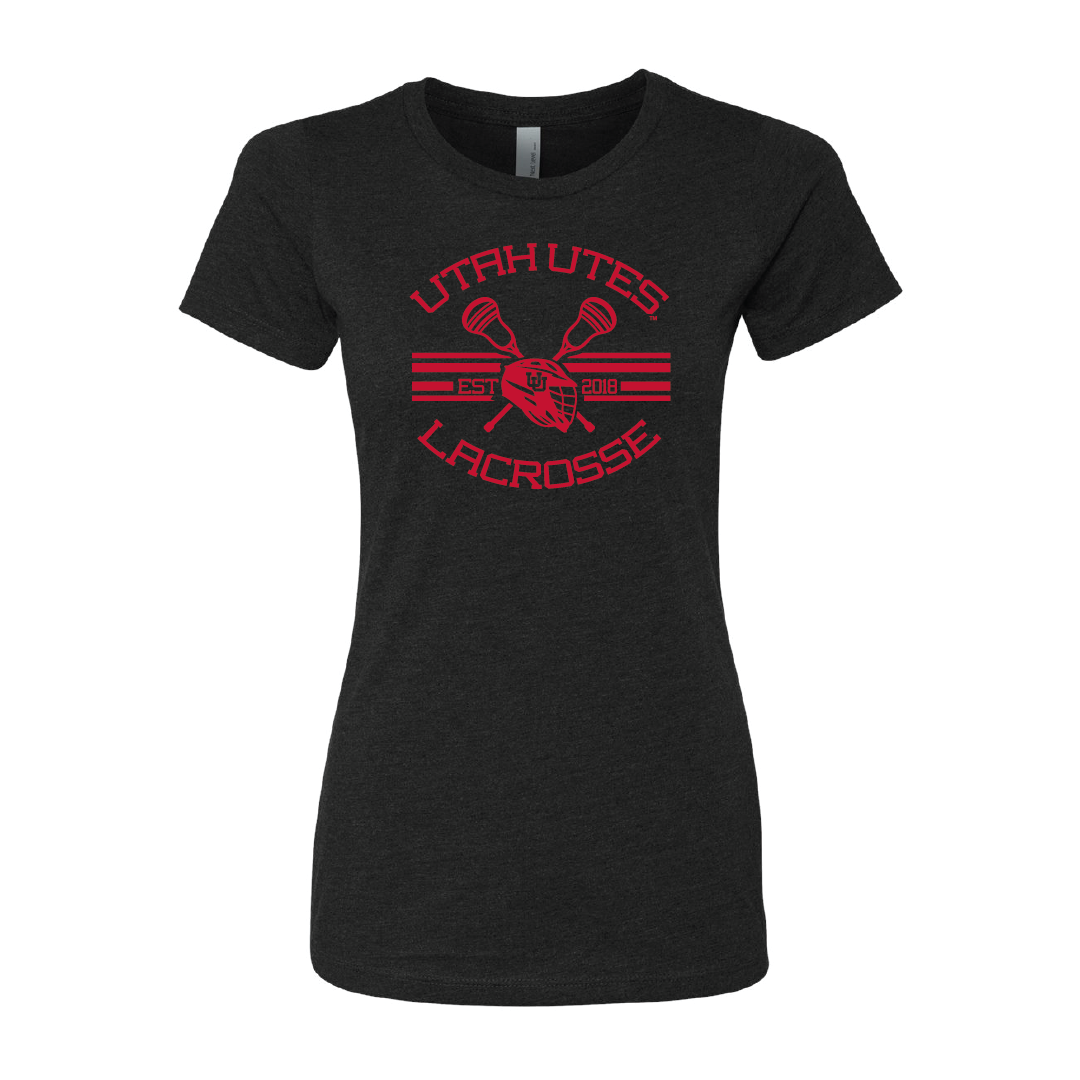 Utah Utes Lacrosse Womens T-Shirt