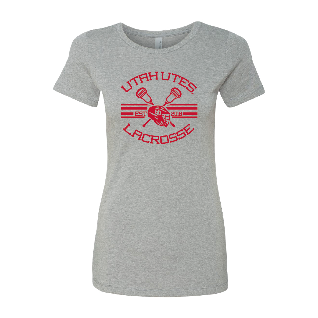 Utah Utes Lacrosse Womens T-Shirt