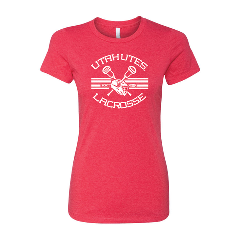 Utah Utes Lacrosse Womens T-Shirt