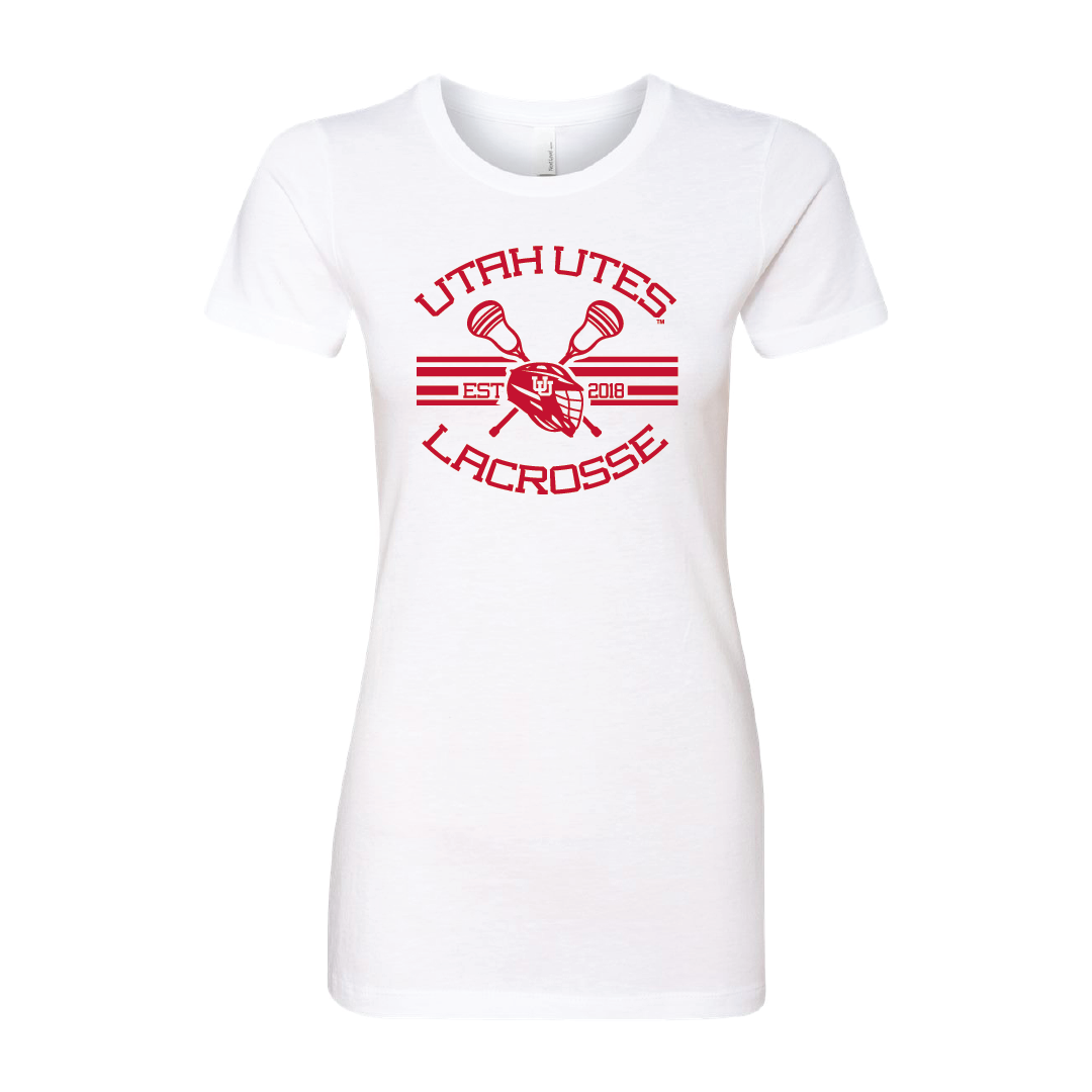 Utah Utes Lacrosse Womens T-Shirt