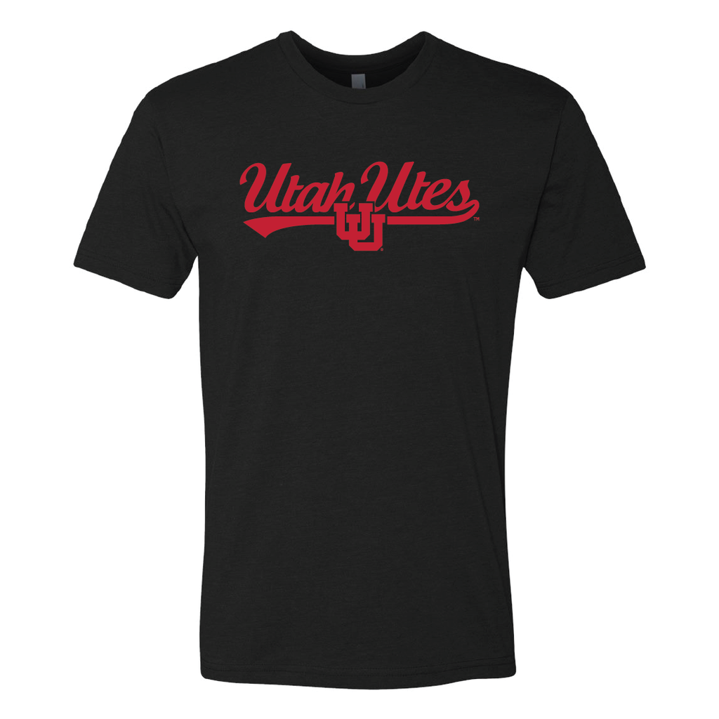 Utah Utes - Script- Interlocking UU Mens T-Shirt – Dahlelama