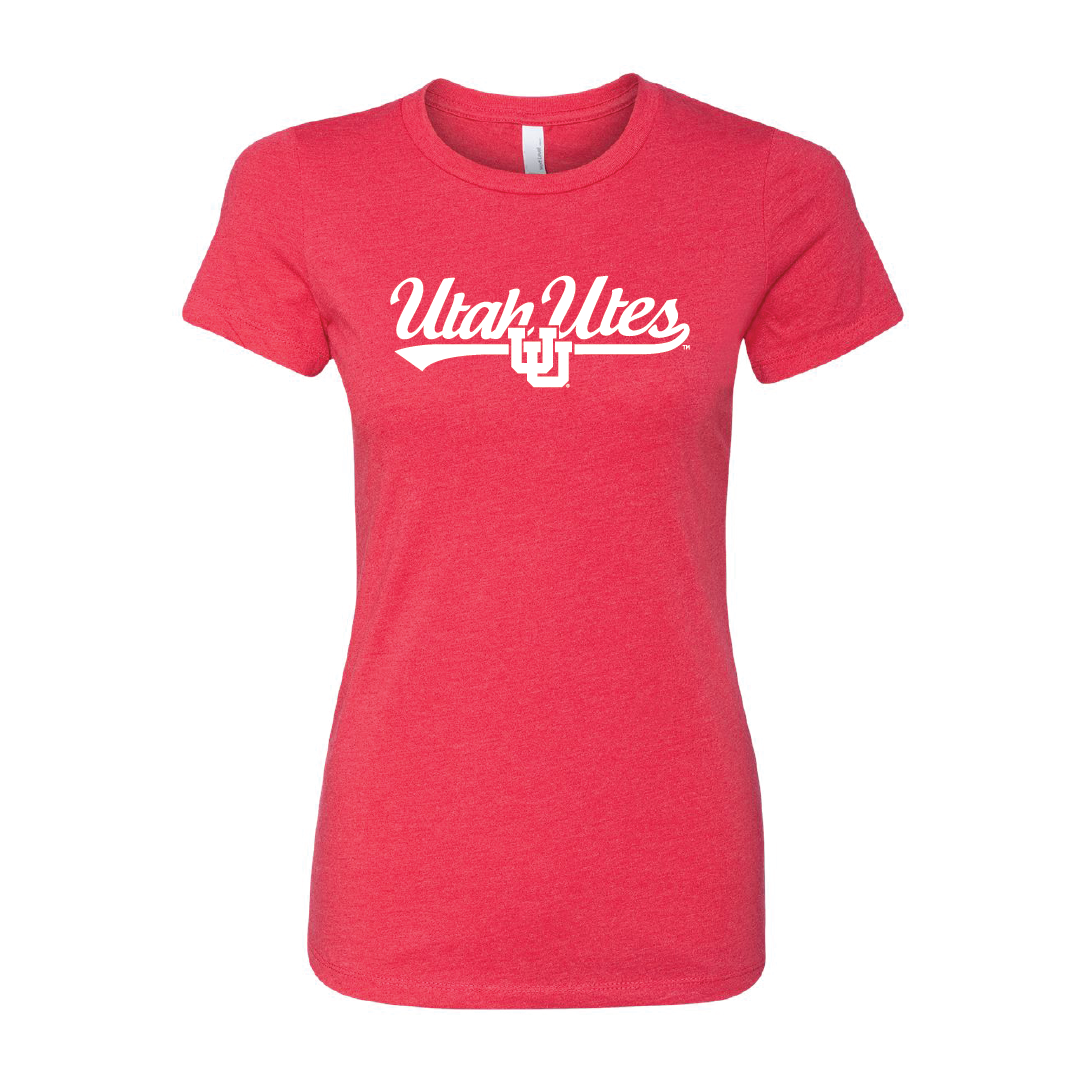 Utah Utes - Script- Interlocking UUWomens T-Shirt