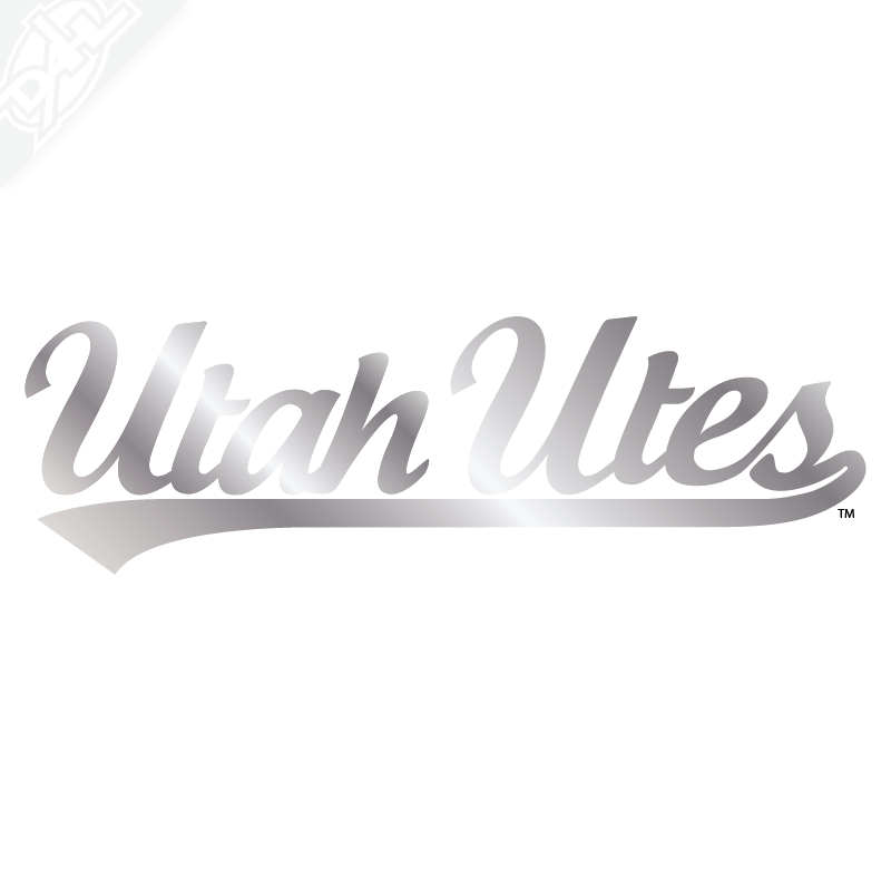 Utah Utes Script Vinyl Decal