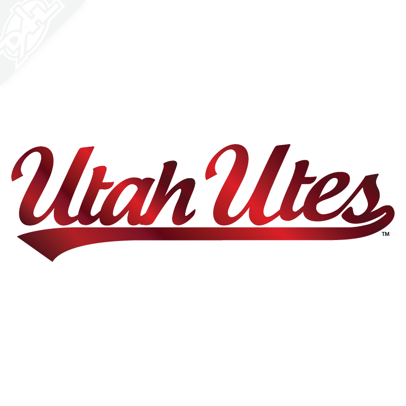 Utah Utes Script Vinyl Decal