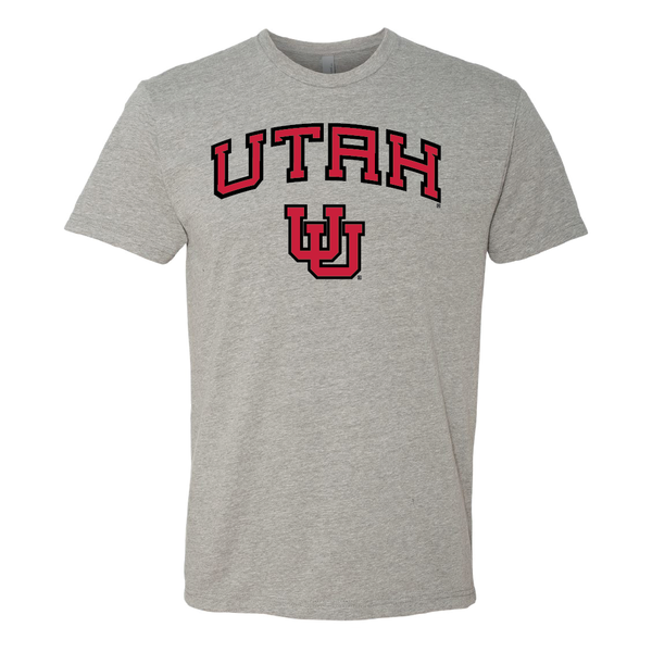 Utah Wordmark- Interlocking UU Mens T-Shirt