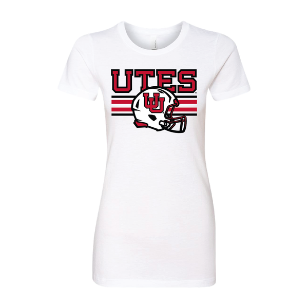 Utes W/New UU Helmet Womens T-Shirt