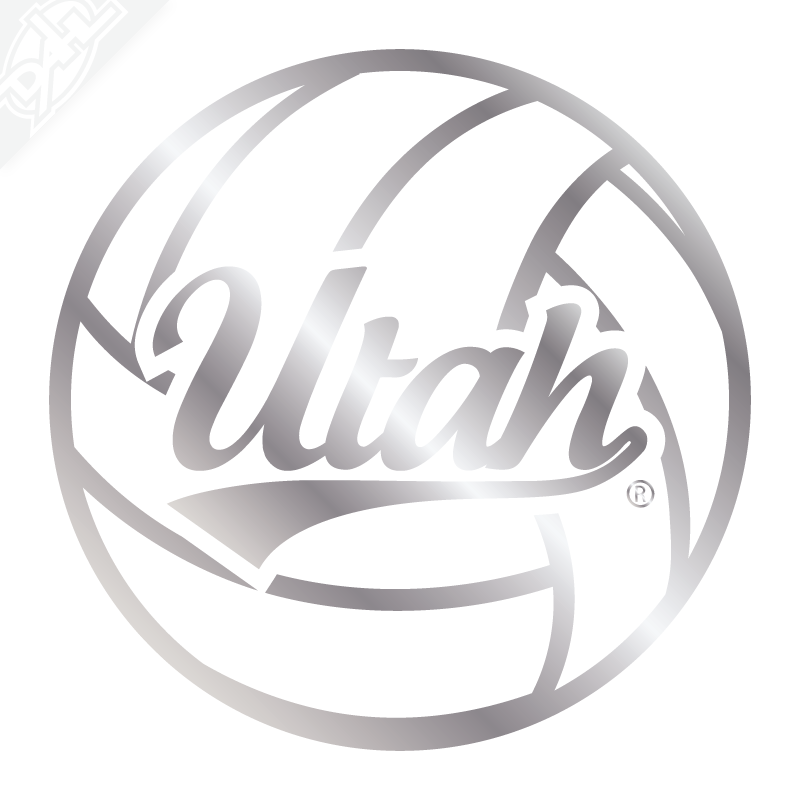 Utah Volley  Volleyball Vinyl Decal