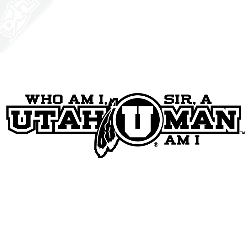 Utah Man - Who am I sir? Vinyl Decal