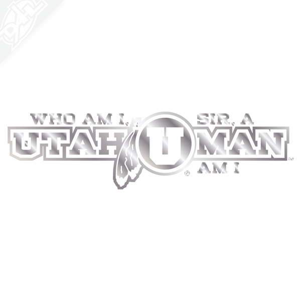 Utah Man - Who am I sir? Vinyl Decal