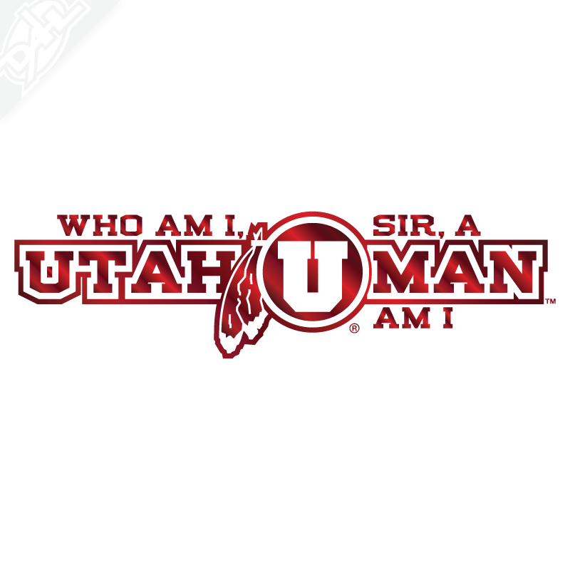 Utah Man - Who am I sir? Vinyl Decal