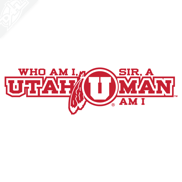 Utah Man - Who am I sir? Vinyl Decal
