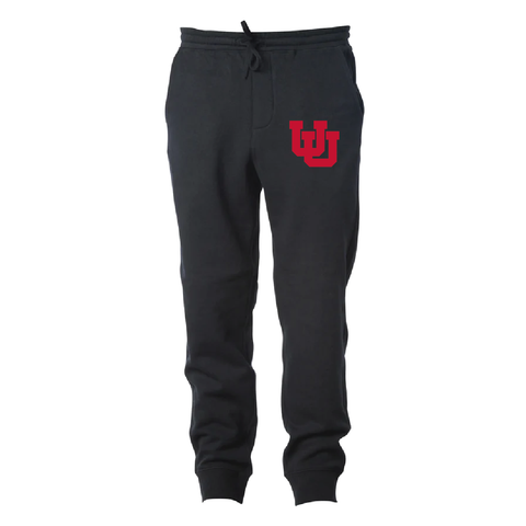 Youth Midweight Fleece Black Joggers
