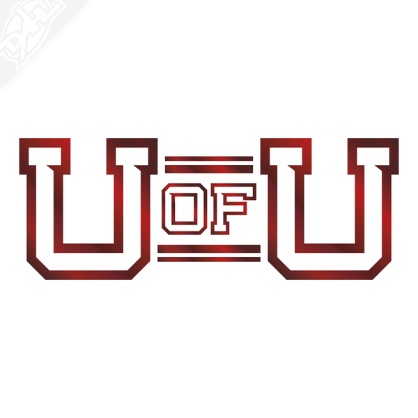 U of U Vinyl Decal